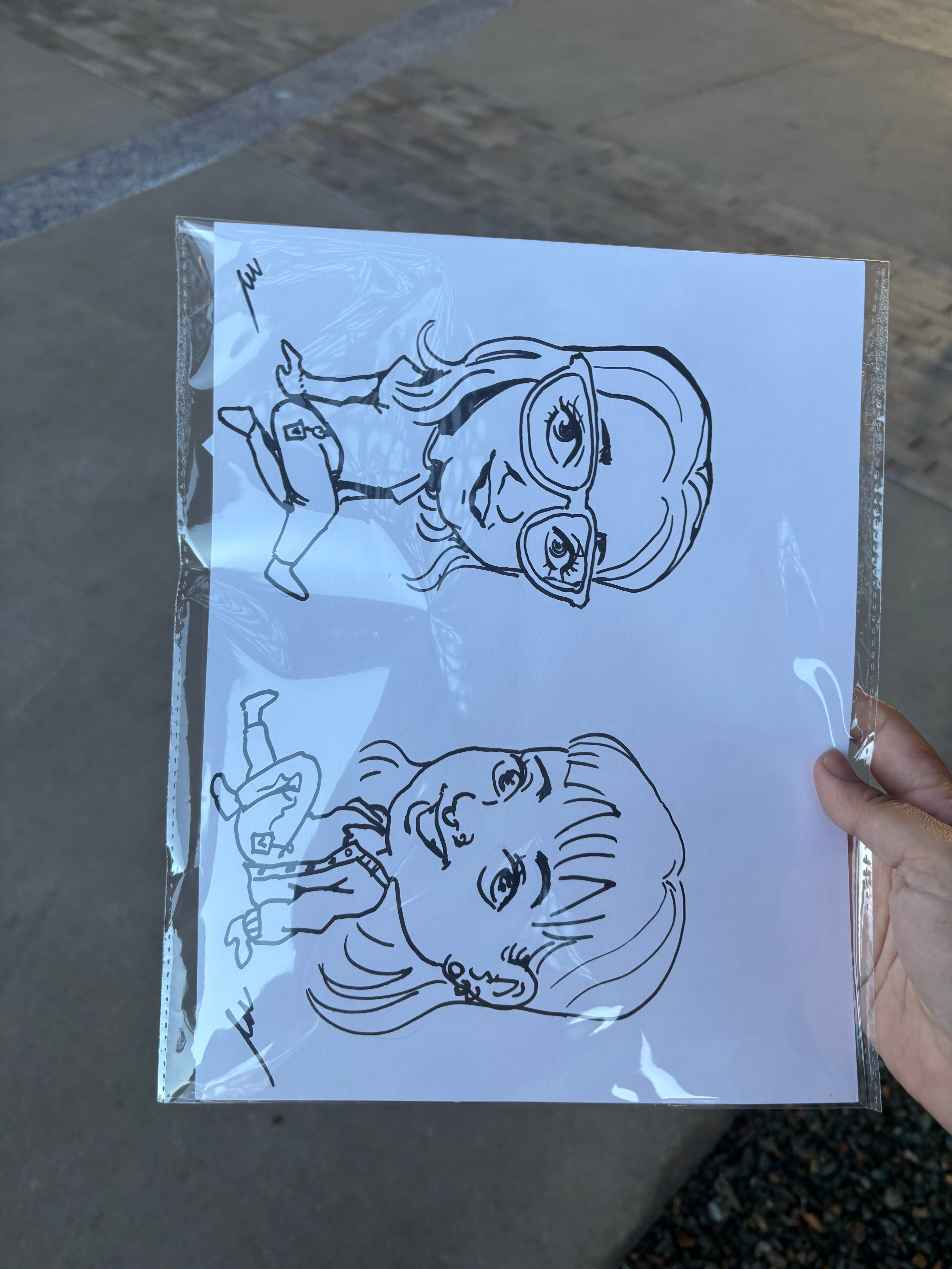 Hand-drawn Caricatures